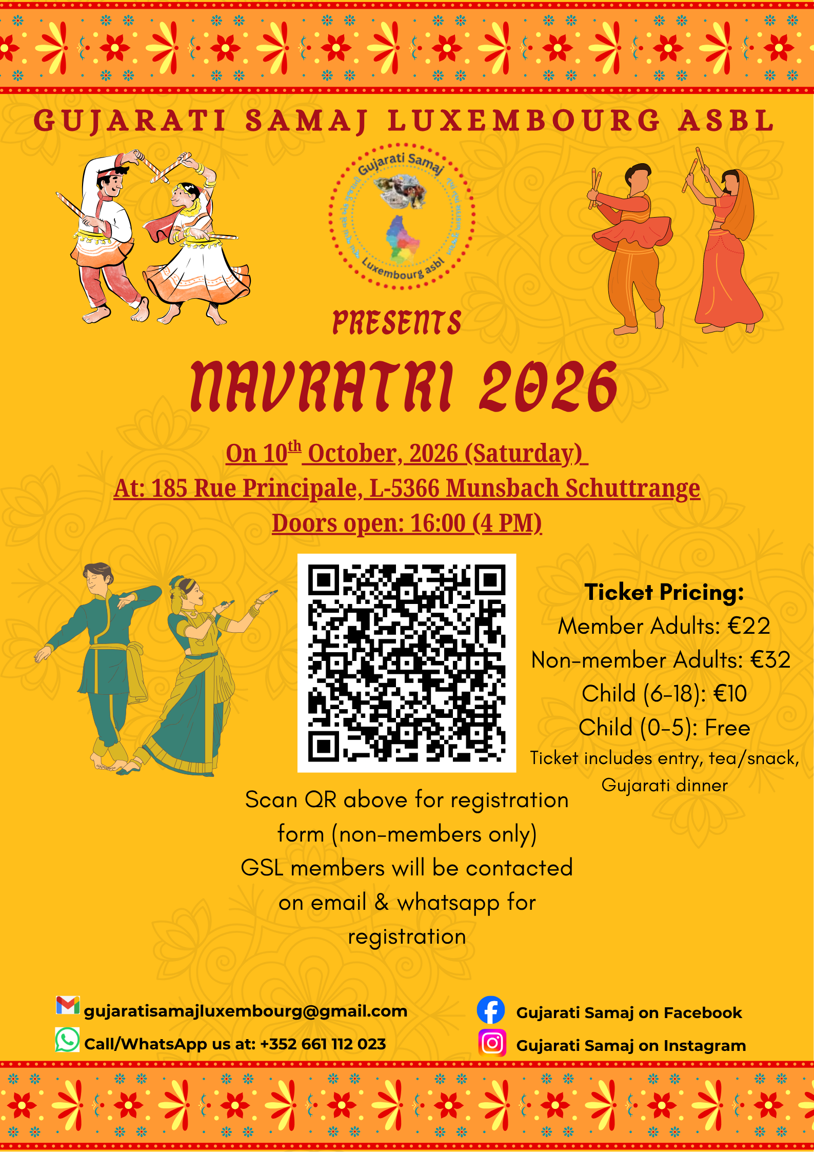 Navratri 2026 Flyer